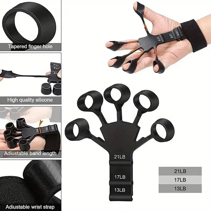 Bundle Offer – Hand Gripper with Free Finger Trainer