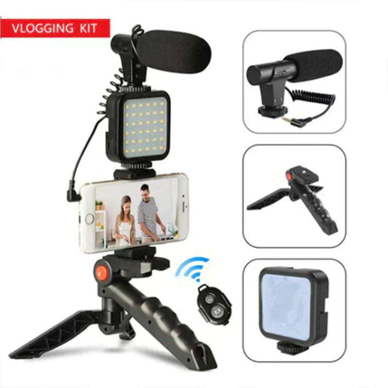VIDEO MAKING KIT | VLOGGING KIT | Vlogging Kit Tripod | HIGH QUALITY | Vlogging kit 5 in 1