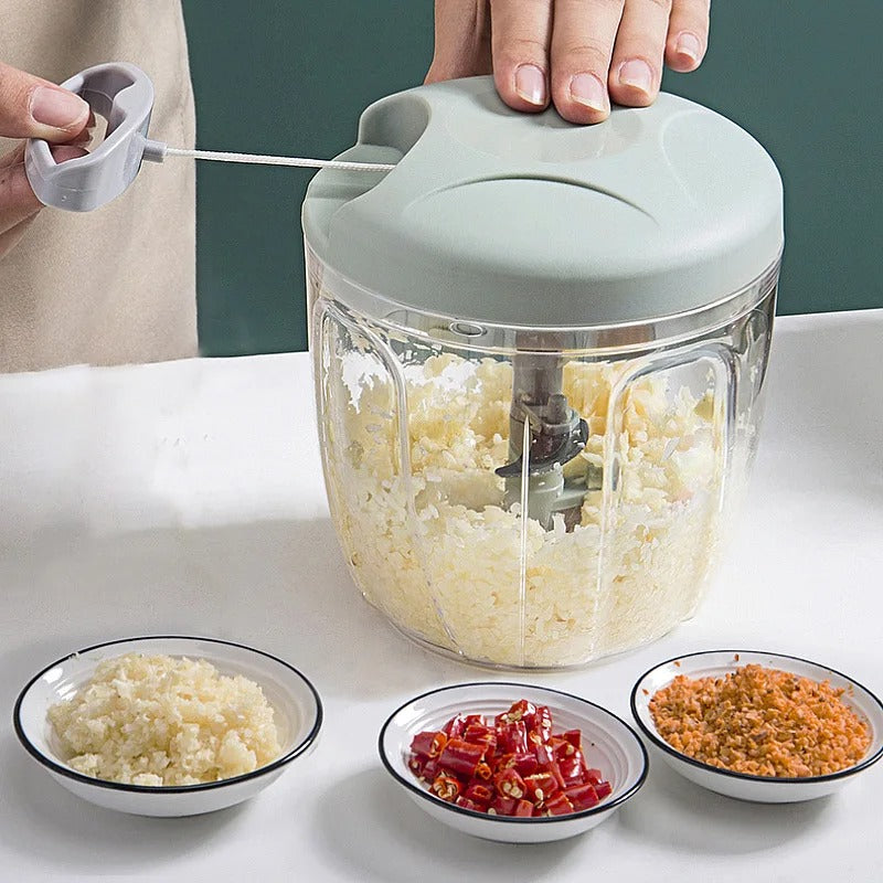 Manual Food BIG 900ML Chopper with 5 Blades