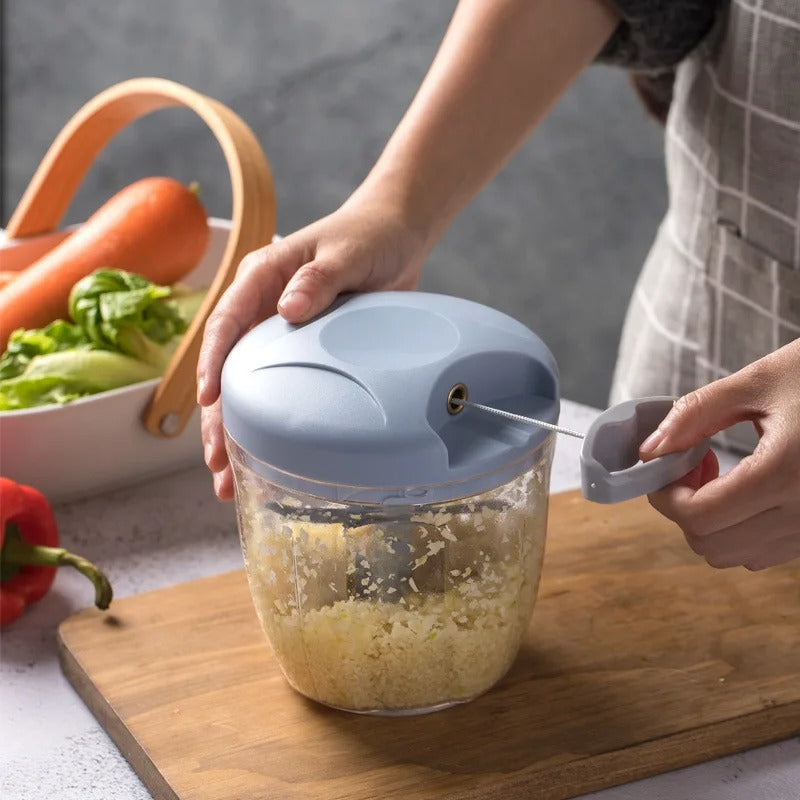 Manual Food BIG 900ML Chopper with 5 Blades