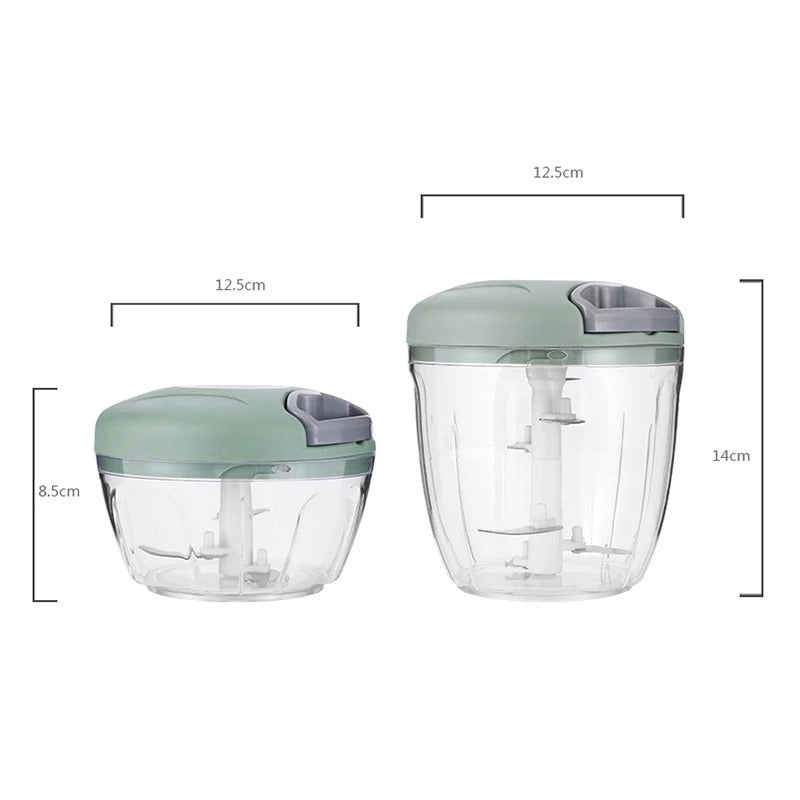 Manual Food BIG 900ML Chopper with 5 Blades